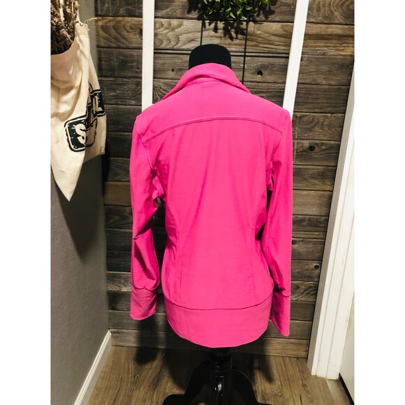 Nike hot pink training/running jacket women's size M full zip - Picture 3 of 11